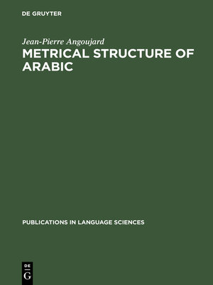 cover image of Metrical Structure of Arabic